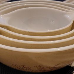 Vintage Pyrex Woodland Cinderella Bowls

