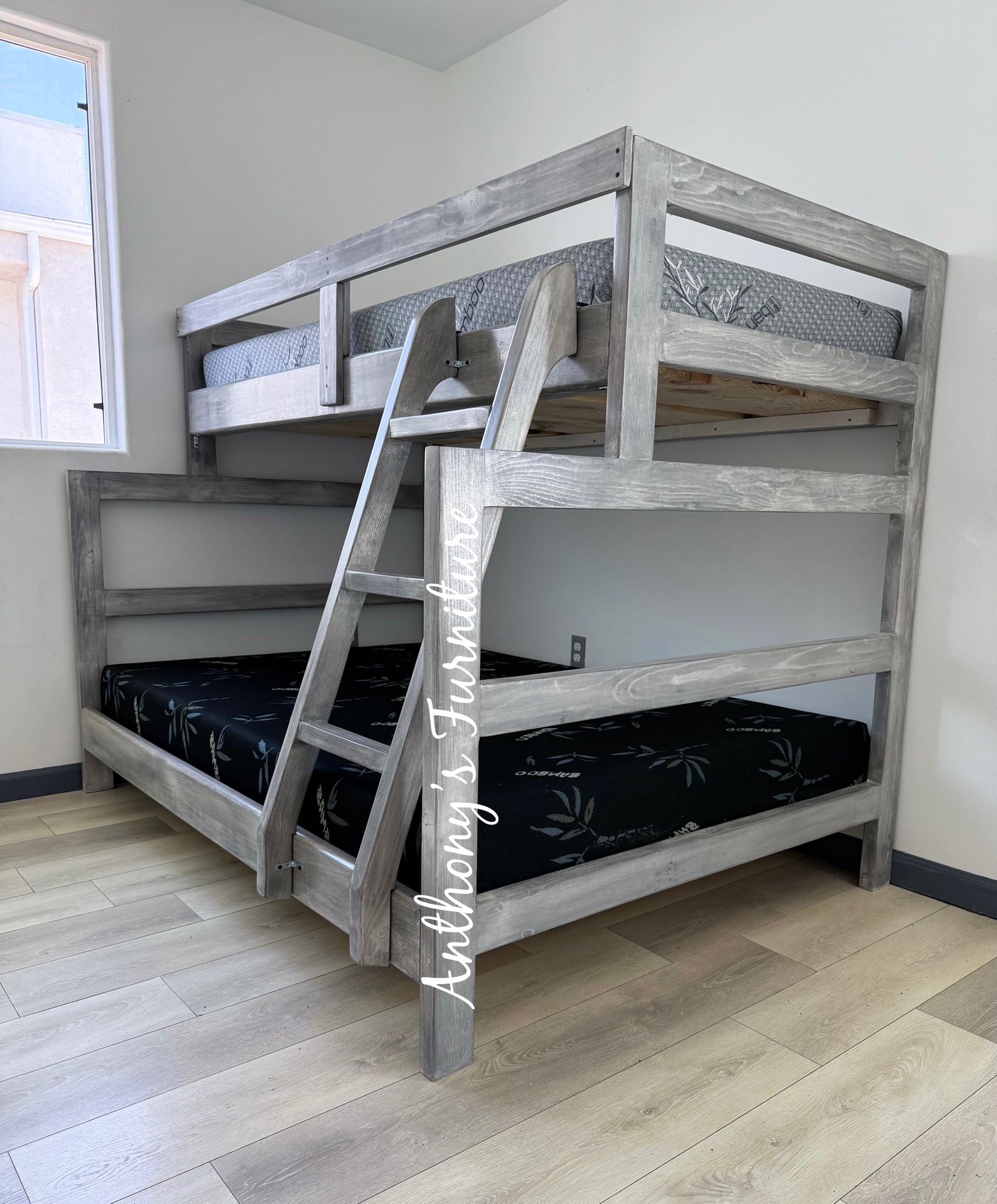 New Twin Bunk Bed With Mattresses