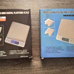 Professional Digital Table Top Scale & Superior Mini Digital Platform Scale (BOTH ARE BRAND NEW)