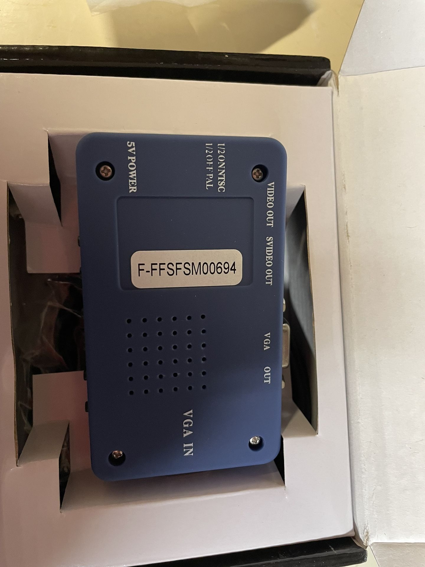 New- Fosmon VGA to Composite/S-Video Converter