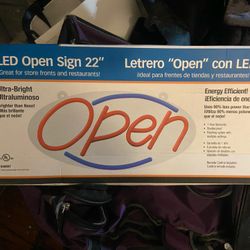 Brand New Open Box  Led Open Sign 