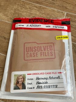 Unsolved Case Files game (harmony ashcroft)