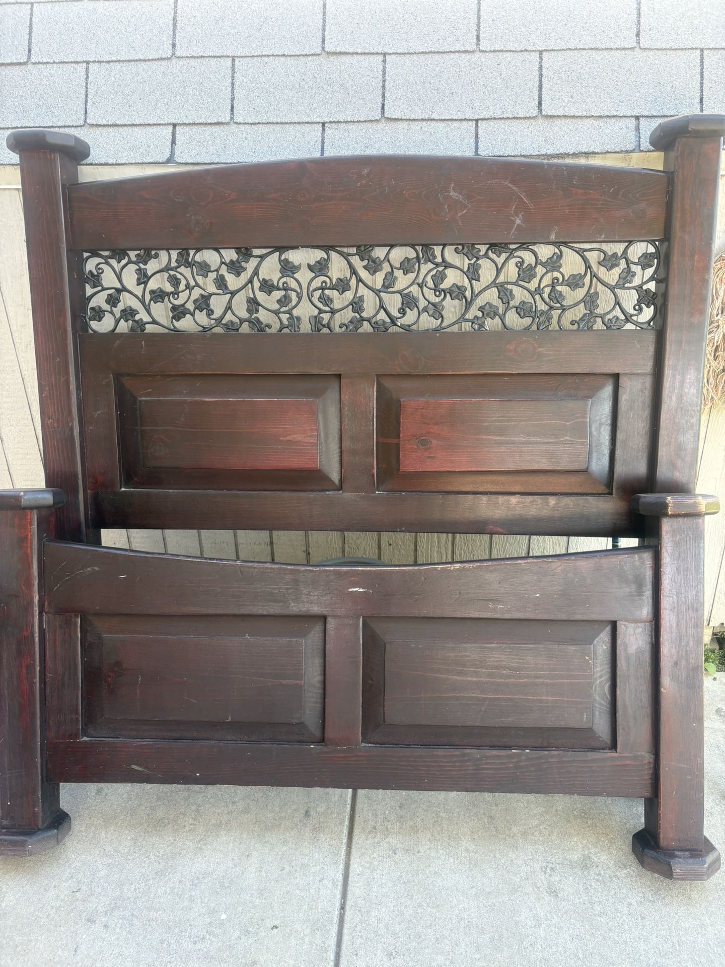 Full size Bed Frame and Box spring ( No Mattress) 