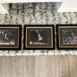 Framed basketball 8x10 photos jordan lebron kobe