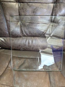 New 2 pack 12 inch x 11.5 inch clear glass panels