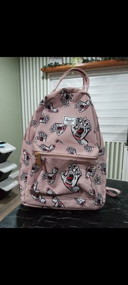 Santa Cruz x Herschel Supply Co Screaming Hand Backpack Pink Classic XL