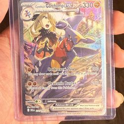 Pokemon Cynthia’s Garchomp EX 232/182 Sv10: Destined Rivals SIR