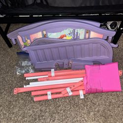 Princess girls bed frame