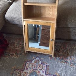 Wooden Bathroom Cabinet with mirror