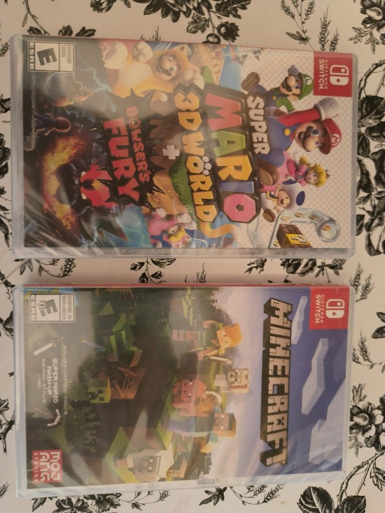 Super Mario 3D World With Bowser's Fury And Minecraft With Mario Mashup