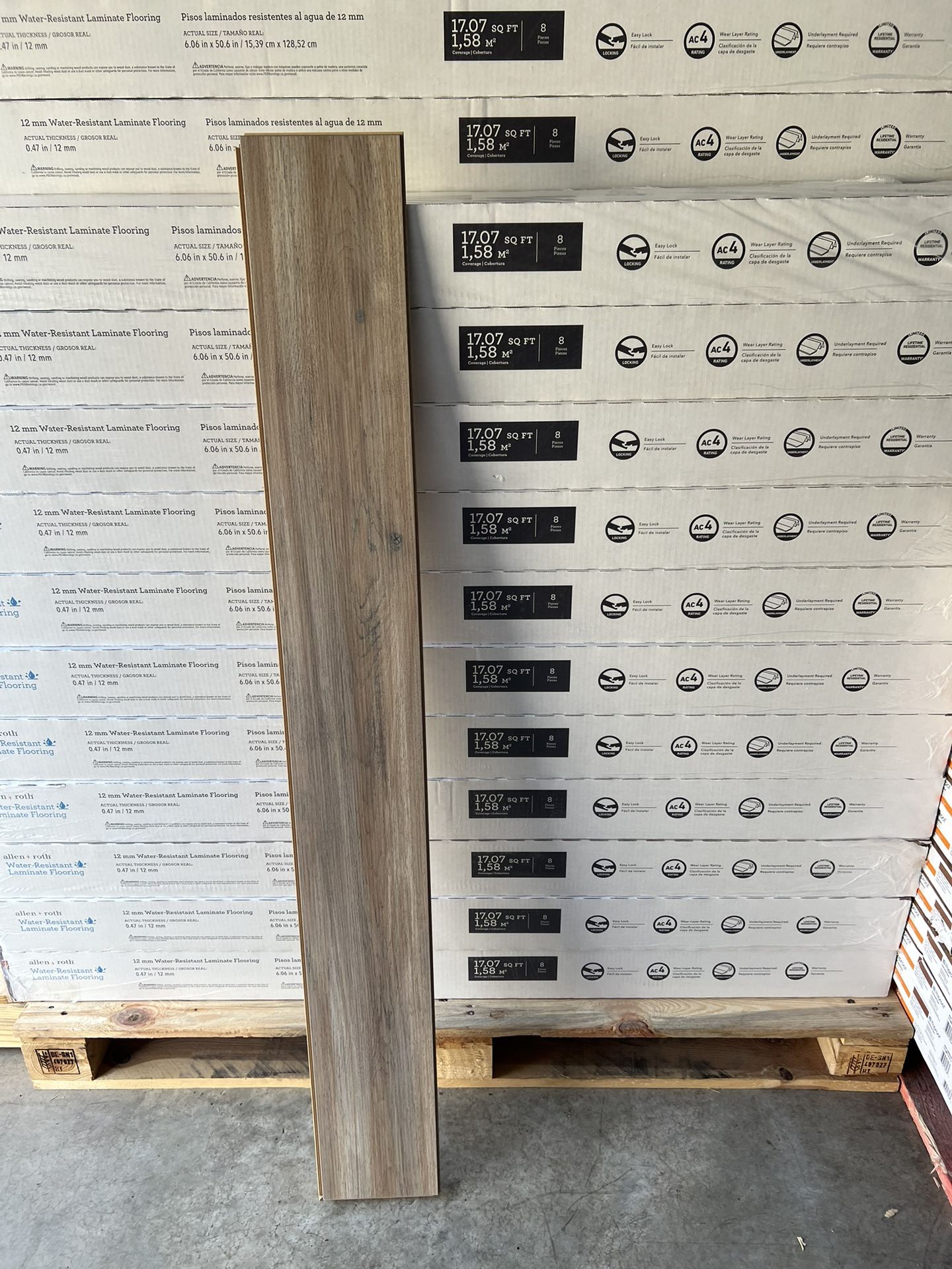 Style Selections Hickory Medley Laminate Wood Flooring