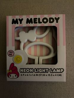 Hello Kitty And friends My Melody Neon Light Lamp