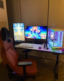 ULTIMATE ALL-WHITE 4K OLED GAMING SETUP – RTX 5070 / Ryzen 9 / Predator 240Hz OLED – COMPLETE SETUP