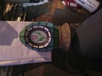 Stained Glass Egg Lamp 