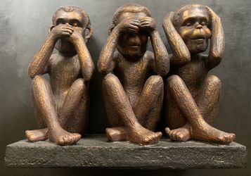 Three Monkeys: Hear No Evil, See No Evil, Speak No Evil 