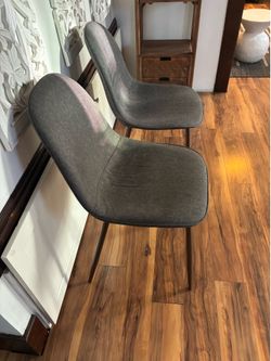 Two Grey Dorel Chairs