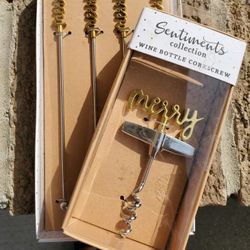 Merry Drink Stirrers And Bottle Opener