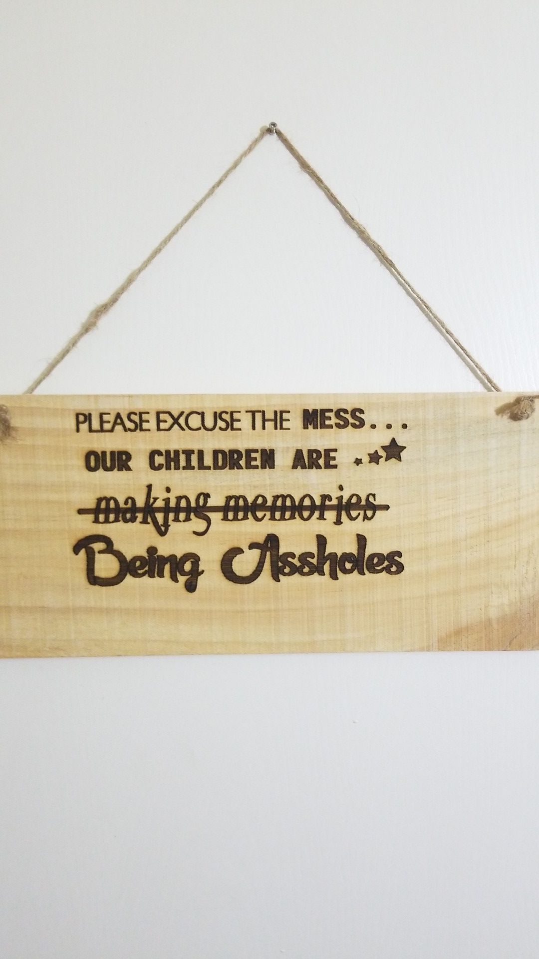 Laser engraved signs