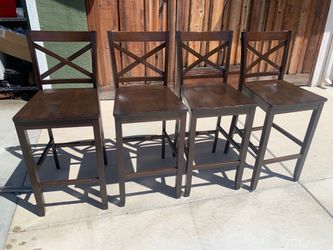 4 bar stools (sold as set)