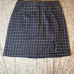 Y2K Plaid Mini Skirt 