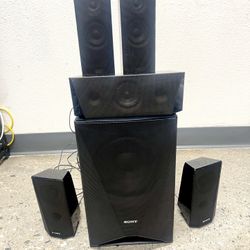 Sony SS-WSB128 Passive Subwoofer With SS-TSB137, SS-CTB127 Acoustic Speaker