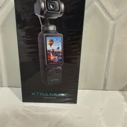 Xtra Muse, Vlogging Camera with 1'' CMOS & 4K/120fps Videos, Pocket Camera with 3-Axis Gimbal Stabilizer, Fast Focusing, Face/Object Tracking, Digital