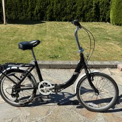 Schwinn Loop Folding Bike – 7-Speed Commuter Bicycle