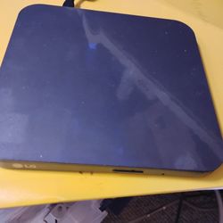 LG 8x Portable External DVD/RW Drive - Black (SP80)