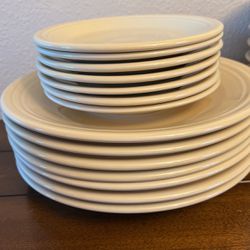 21 Piece Set of Fiesta Dishes (Ivory)