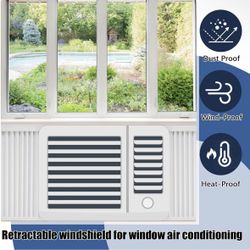 2 Set Window Air Conditioner Side Panels with Frame Window Ac Insulation Side Panel Air Conditioner
