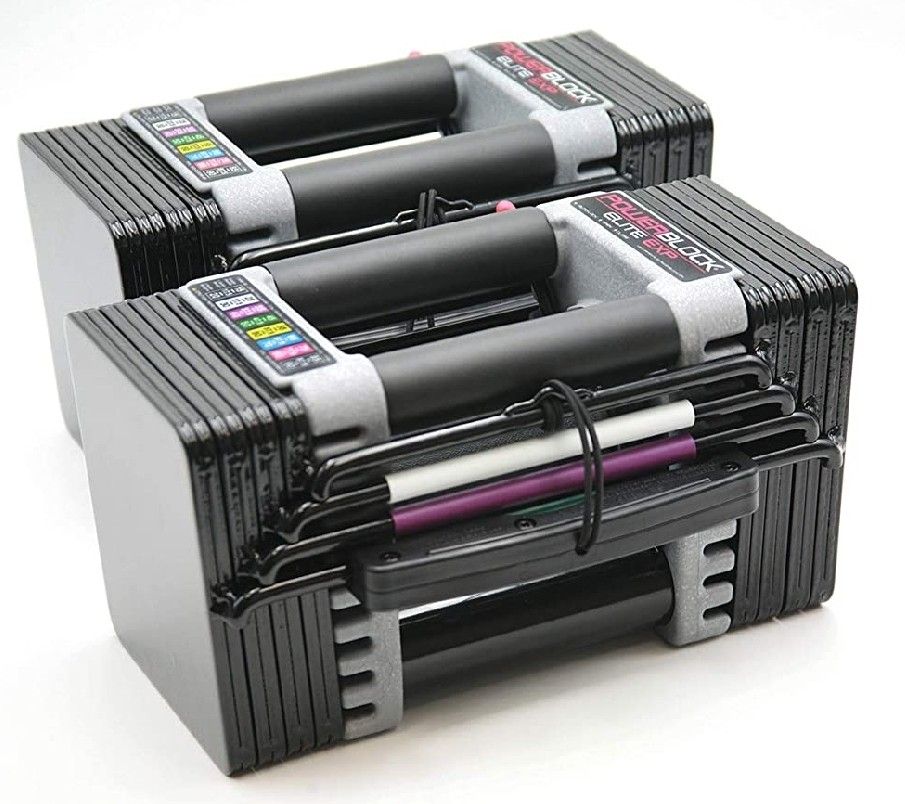 New Pair of POWERBLOCK Elite EXP Adjustable Dumbbell (2020 Model)