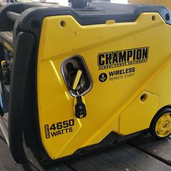 Champion 4650 Watt Remote Start Inverter generator