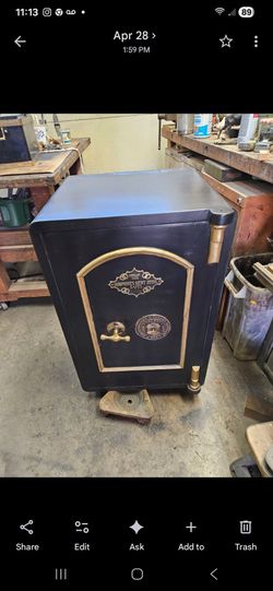 Antique  English  Safe
