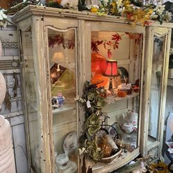 Vintage French Country Cabinet 