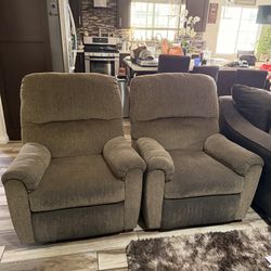 Two Recliners - Reclining Chairs