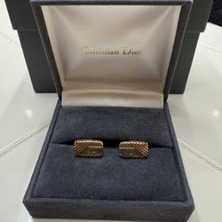 christian dior cufflinks