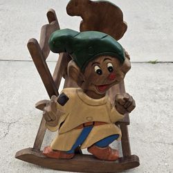 Antique Disney's Dopey Rocking Chair