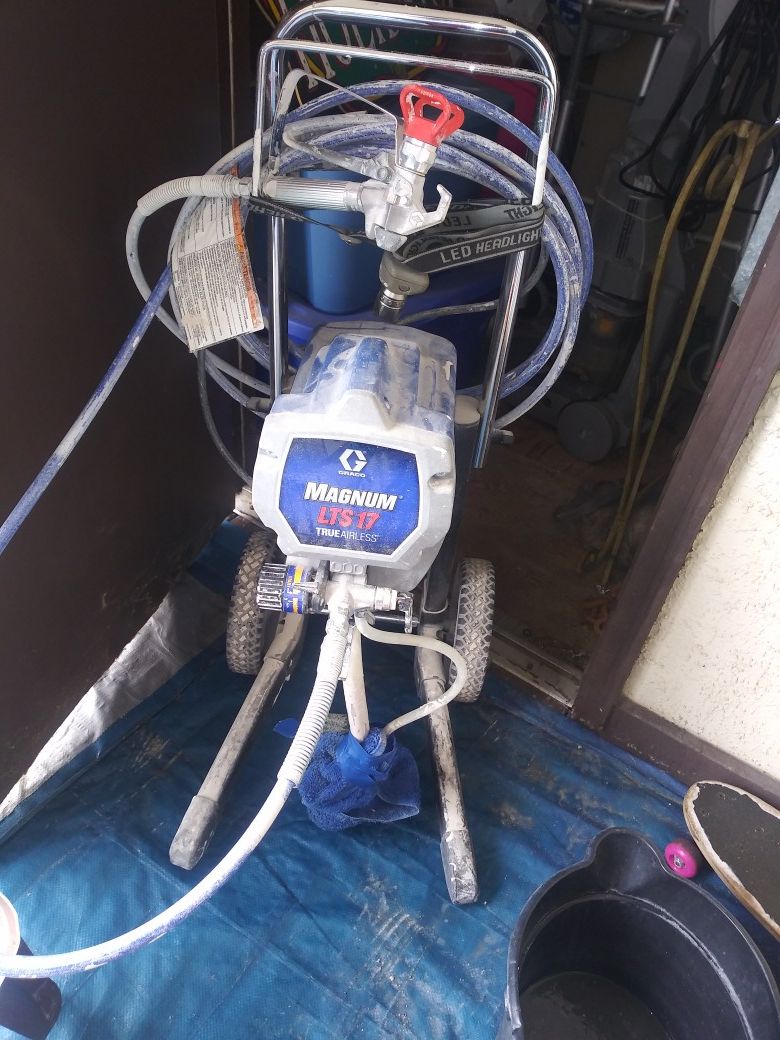 I have a magnum LTS 17. Paint sprayer a massacre a pump and four