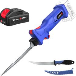 Brand new! Electric Fillet Knife-Cordless Rechargeable Fishing Knife with Stainless steel Blades