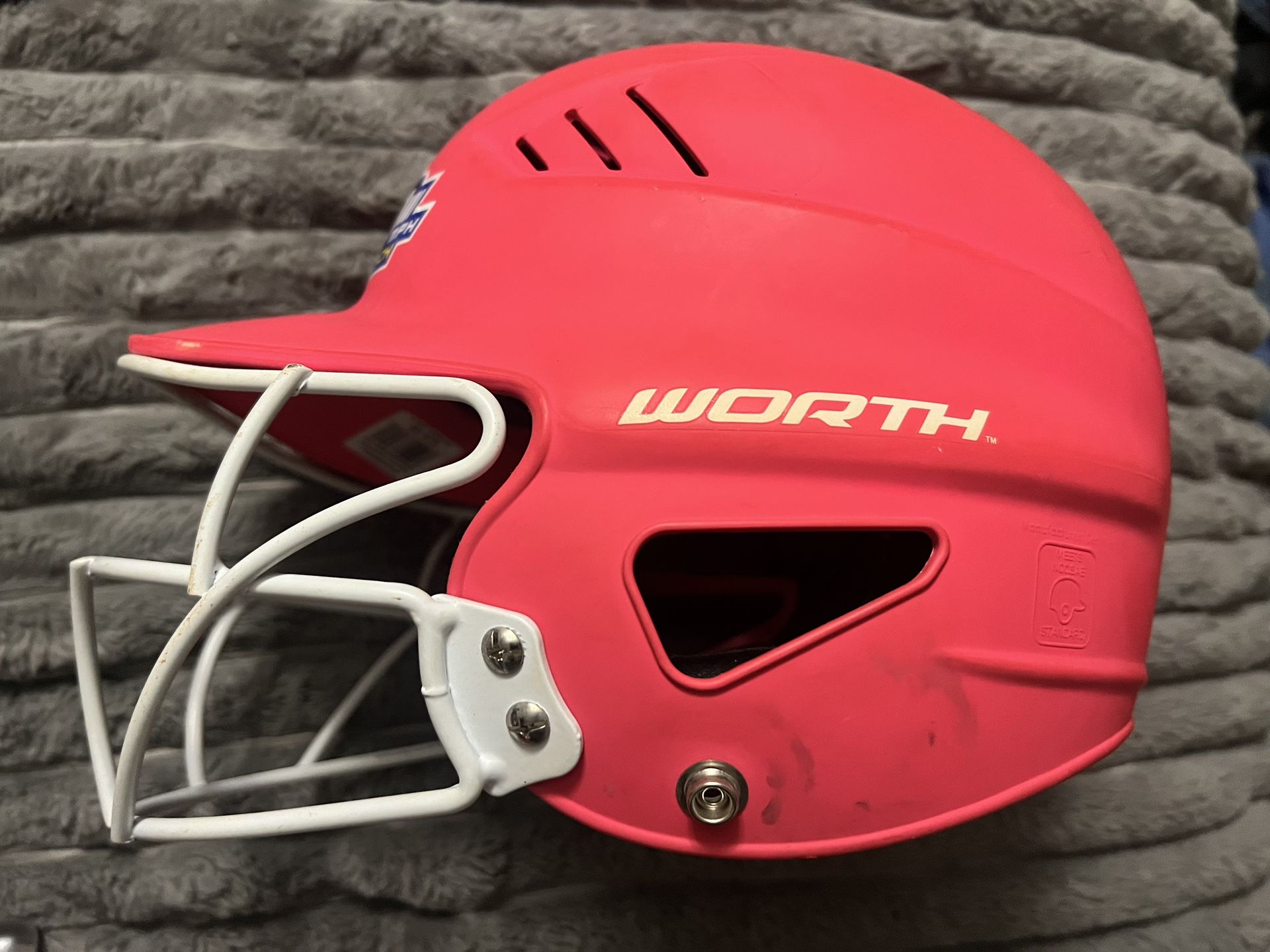 Worth Softball Batting Helmet With Fact Guard 