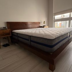 Teak Wood King Bed
