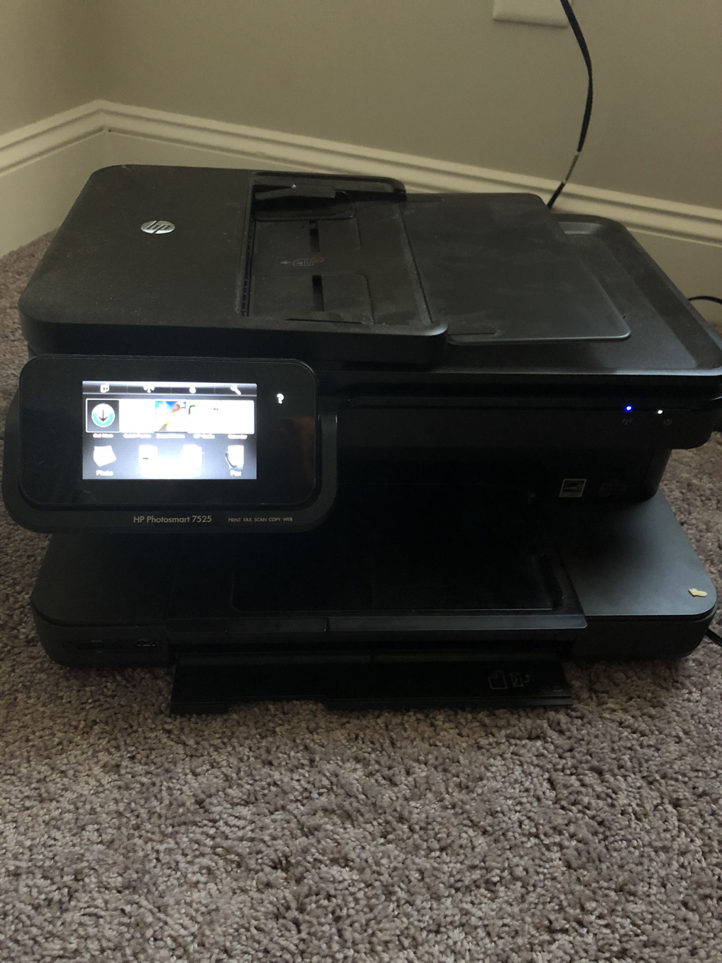 HP photosmart 7525 5 in 1 printer,fax,scan,copy and web