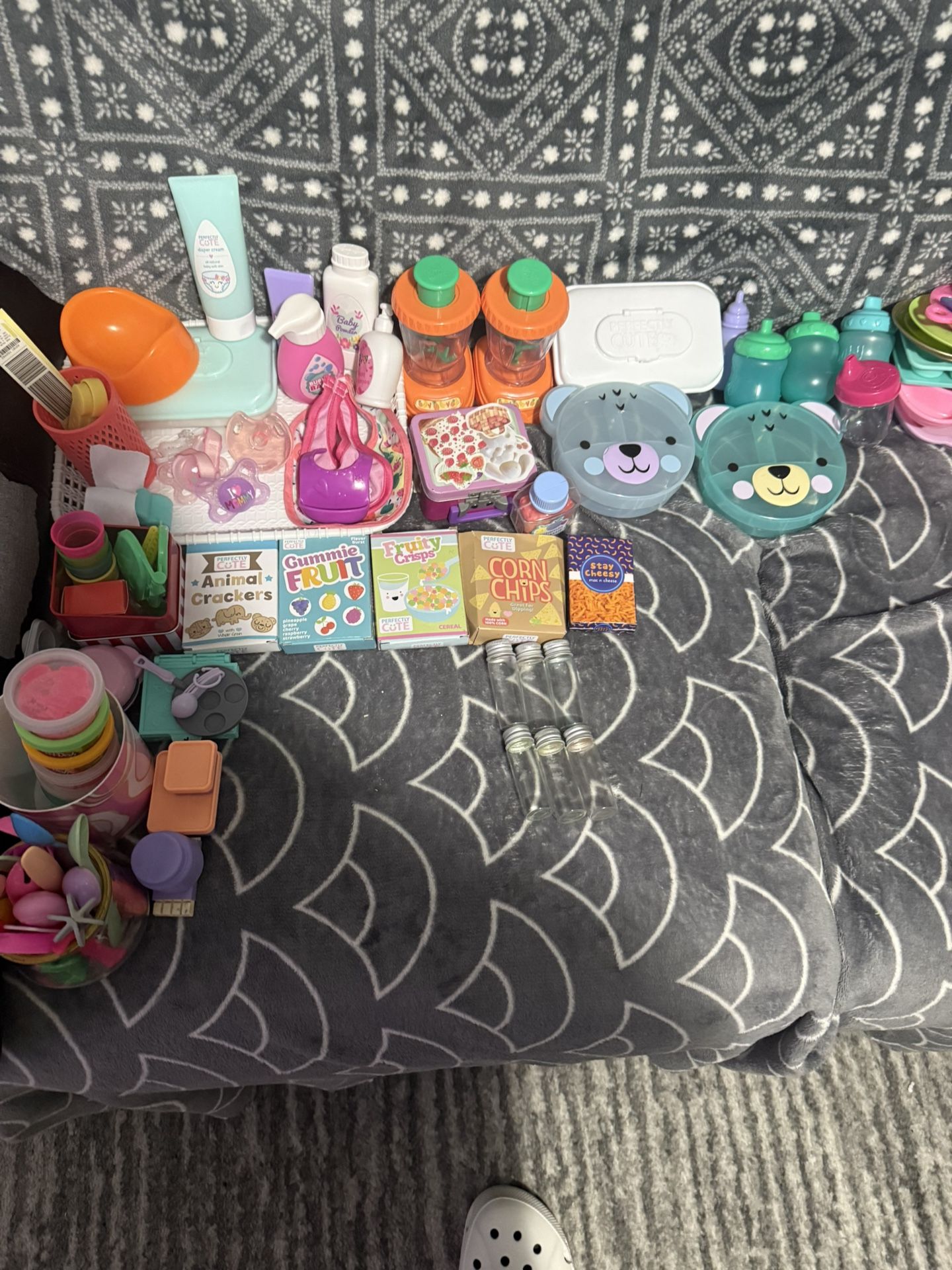 Baby Alive Items And Pampers And Babys Crib