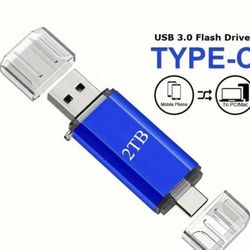 2 TB External Hard Drive Type -C High Speed Dual Interfac