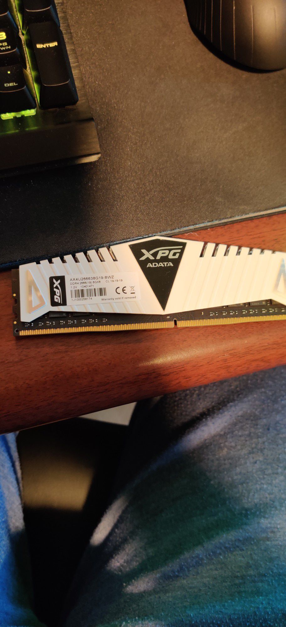 Adata 2666 MHZ 1X8GB DDR4 RAM