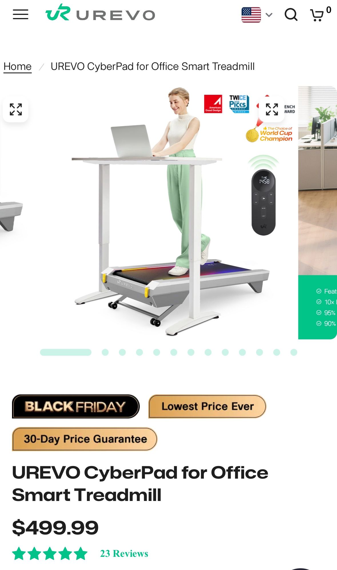 SMART TREADMILL (RETAIL OVER $500)!