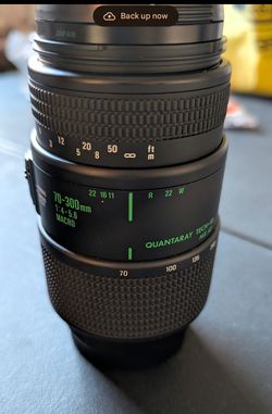 Quantaray Tech-10 MX AF 70-300mm f/4-5.6 Macro Lens