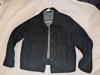 Lands End Mens Blended Wool Jacket - Medium