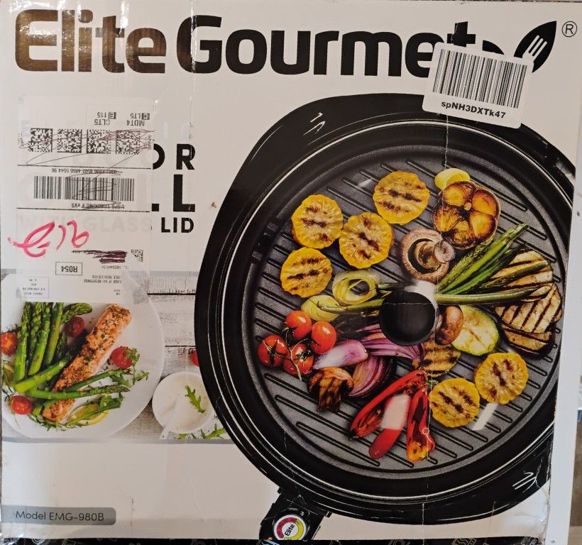 Elite Gourmet Indoor Grill – NEW