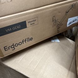 Dual Aluminum LCD Monitor Desk Mount